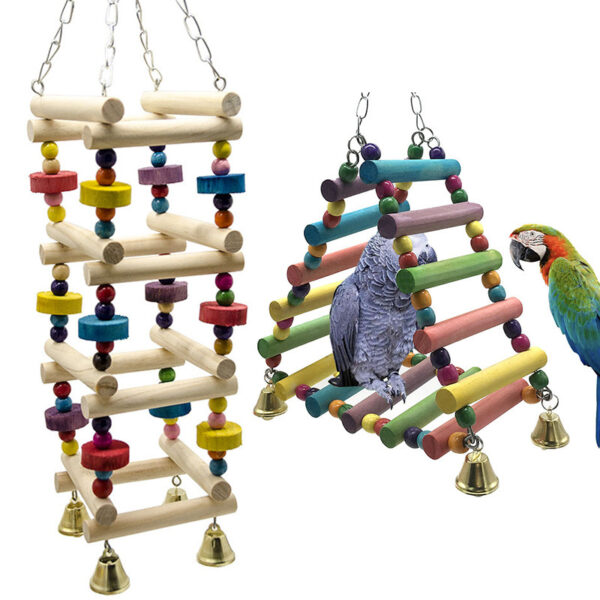 Wooden Bird Swing